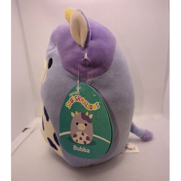 Squishmallow 7" Bubba Cow Farm Squad Squishy Soft Plush Toy Stuffed Animal NEW - Picture 3 of 8
